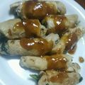 Ueda_ke's cooksnap of when they made 豚肩ロースの青じそ◎くるくる焼き.