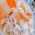 クックMB0955☆'s cooksnap of when they made 覚え書き！大根と鶏胸肉の煮物.