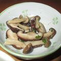 だまちょ's cooksnap of when they made ☆しめじと椎茸のゴマポン酢和え☆.
