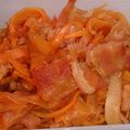 makichaki's cooksnap of when they made にんじんとベーコンのきんぴら.