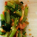 myoume319's cooksnap of when they made かぶの葉と桜えびの炒め煮☆常備菜.