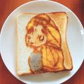 エメ編のティンクル's cooksnap of when they made ペコちゃんトースト.