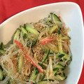 tikariri's cooksnap of when they made 簡単っ！ もやしと春雨のサラダ.