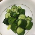 ALOHAnon's cooksnap of when they made あえるだけ☆やみつききゅうり.