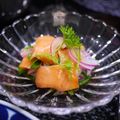 putimiko's cooksnap of when they made ☆超簡単！スモークサーモンの和風マリネ☆.