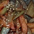 ハニイとムサシ's cooksnap of when they made ピリっと辛い！ふきとかまぼこのきんぴら.