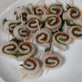 oyuking40's cooksnap of when they made 簡単☆ちくわの梅おかかしそ巻き☆.