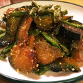 あじゃごはん's cooksnap of when they made カボチャといんげんの甘辛ゴマ和え.