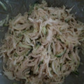 笑顔のまんま's cooksnap of when they made ささみとキュウリのらっきょでサラダ.