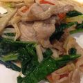 tmkkt's cooksnap of when they made 豚肉とルッコラ、トマト炒め.