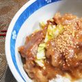 obaka's cooksnap of when they made 簡単うまい！！甘味噌ダレの豚肉丼！！.