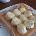 ☆ばた〜すこっち☆'s cooksnap of when they made バナナマーマレードチーズトースト♡.