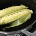 パープルワンワン's cooksnap of when they made ストウブで茹でとうもろこし.