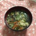 あゆみかぴ's cooksnap of when they made ごま油香る♡おくらとしめじのスープ♪.