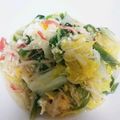 クック26352G☆'s cooksnap of when they made 超楽々 カニかま次郎の野菜卵煮作ります。.