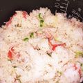 はるままo's cooksnap of when they made カニカマ入りの中華風味おにぎり.