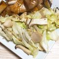:えり坊's cooksnap of when they made キャベツとシイタケのヤミダレ小鉢.