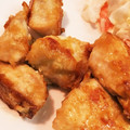 しずく８'s cooksnap of when they made 簡単♫大人も子供も喜ぶむね肉のマヨ焼き.