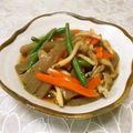 ＠迷子＠'s cooksnap of when they made こんにゃくとシメジの煮物.