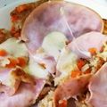 いかにんじんこ's cooksnap of when they made 冷やご飯で焼きおにぎり？ピザ？.