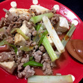 みほたん49's cooksnap of when they made すき焼きのたれで作る肉豆腐.