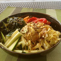 食卓旅行's cooksnap of when they made 簡単　海外でも冷やし中華.