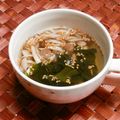 のば☀のば's cooksnap of when they made わかめとしめじのコンソメスープ.