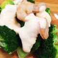 ふたごママちゃん's cooksnap of when they made エビとブロッコリーのマヨわさびサラダ.