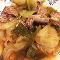cafe_rrkk's cooksnap of when they made さばの水煮缶とキャベツの煮物.