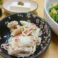 ⭐★ゆき★⭐'s cooksnap of when they made ちくわとカニカマの明太マヨ和え.