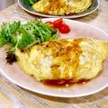 さるちゃんばなな's cooksnap of when they made 残りカレーでとろ〜りチーズオムライス.