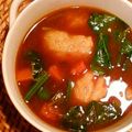 くぅ。's cooksnap of when they made もちもち♪カレー豆腐すいとん.