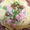 働く女子の台所's cooksnap of when they made 夏にぴったり☆オクラ梅ツナパスタ.