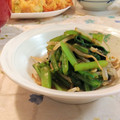 fu♪♪'s cooksnap of when they made 冬の小鉢＠ほうれん草ともやしの海苔佃和え.