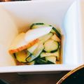ささなお's cooksnap of when they made きゅうりとりんごの酢の物.