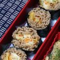 nosso's cooksnap of when they made 簡単リメイク♪ 天ぷら入り蕎麦寿司.