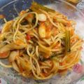 komomoten's cooksnap of when they made 具沢山！濃厚トマトクリームパスタ.