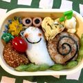 しゅうゆうけいはる母's cooksnap of when they made カタツムリと紫陽花のお弁当（キャラ弁）.