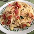 zipnzippy's cooksnap of when they made 簡単！ズッキーニとツナの冷製パスタ.