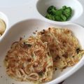 santomo☆'s cooksnap of when they made 離乳食完了期～手掴みで素麺＆納豆おやき♥.
