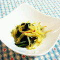SP♪'s cooksnap of when they made もやしとわかめのさっぱり和え物.