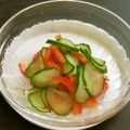 Hirarinn☆'s cooksnap of when they made ＊カッパの箸休め:パプリカと胡瓜の酢の物.