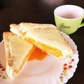 昭和ポルシェ's cooksnap of when they made 朝食に♩隠れハムエッグ食パン.