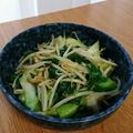 amjkao's cooksnap of when they made チンゲン菜＆もやし炒め.
