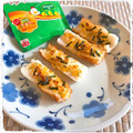 結真は道産子♪'s cooksnap of when they made ちくわにマヨネーズのりたまふりかけのせ♪.
