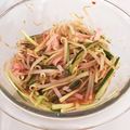 クックN4TEZX☆'s cooksnap of when they made きゅうりともやしのピリ辛中華サラダ.