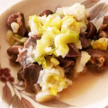 クックKQECQX☆'s cooksnap of when they made 砂肝の塩蒸し炒め.