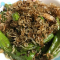 にゃんこりんご's cooksnap of when they made 簡単☆ししとう・ちりめんじゃこのふりかけ.