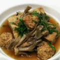 床トン's cooksnap of when they made 厚揚げの鳥ミンチえのき煮.