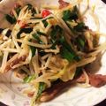 miku77's cooksnap of when they made ハツニラ炒め.